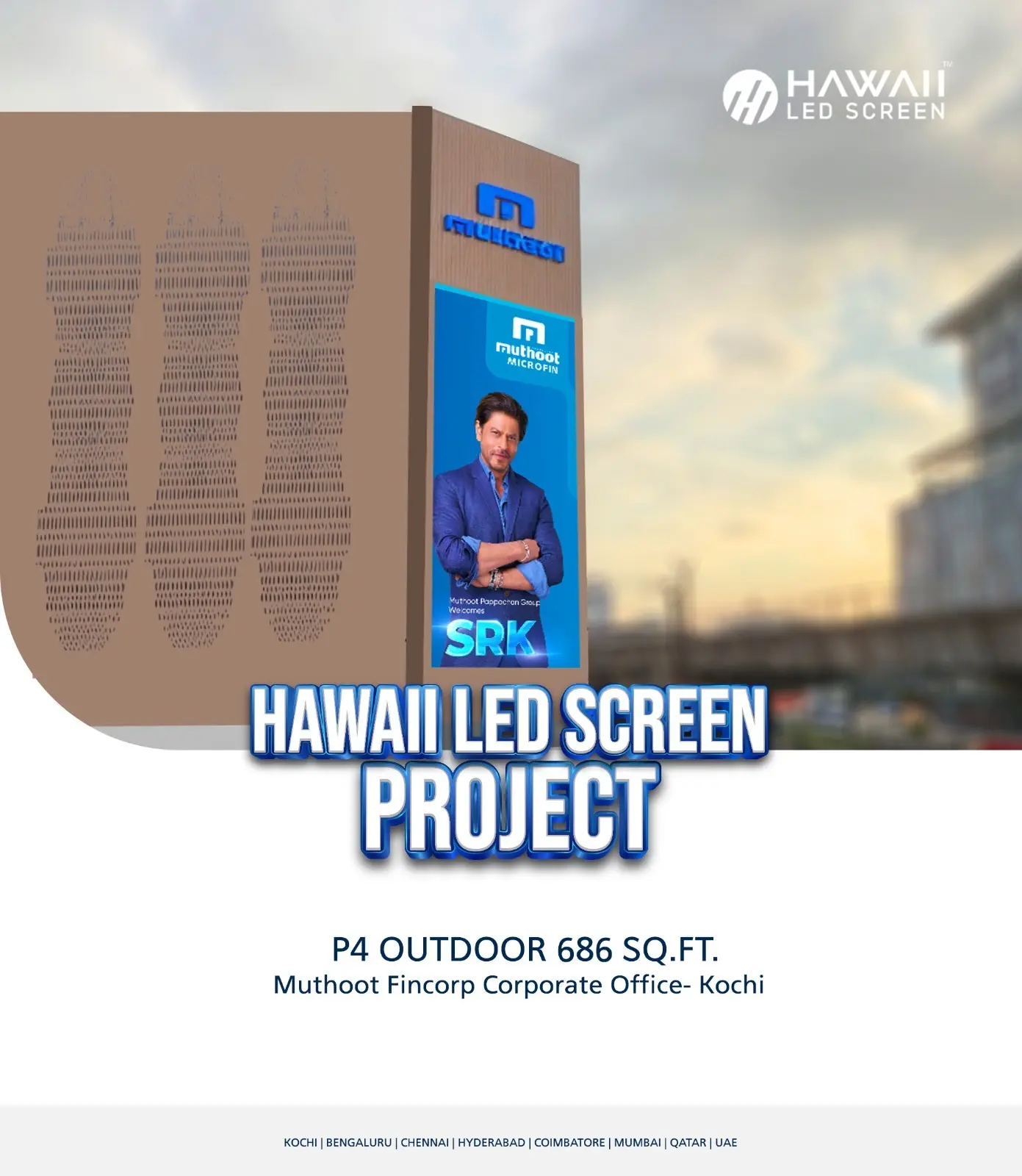8x12 LED walls in Chennai event display