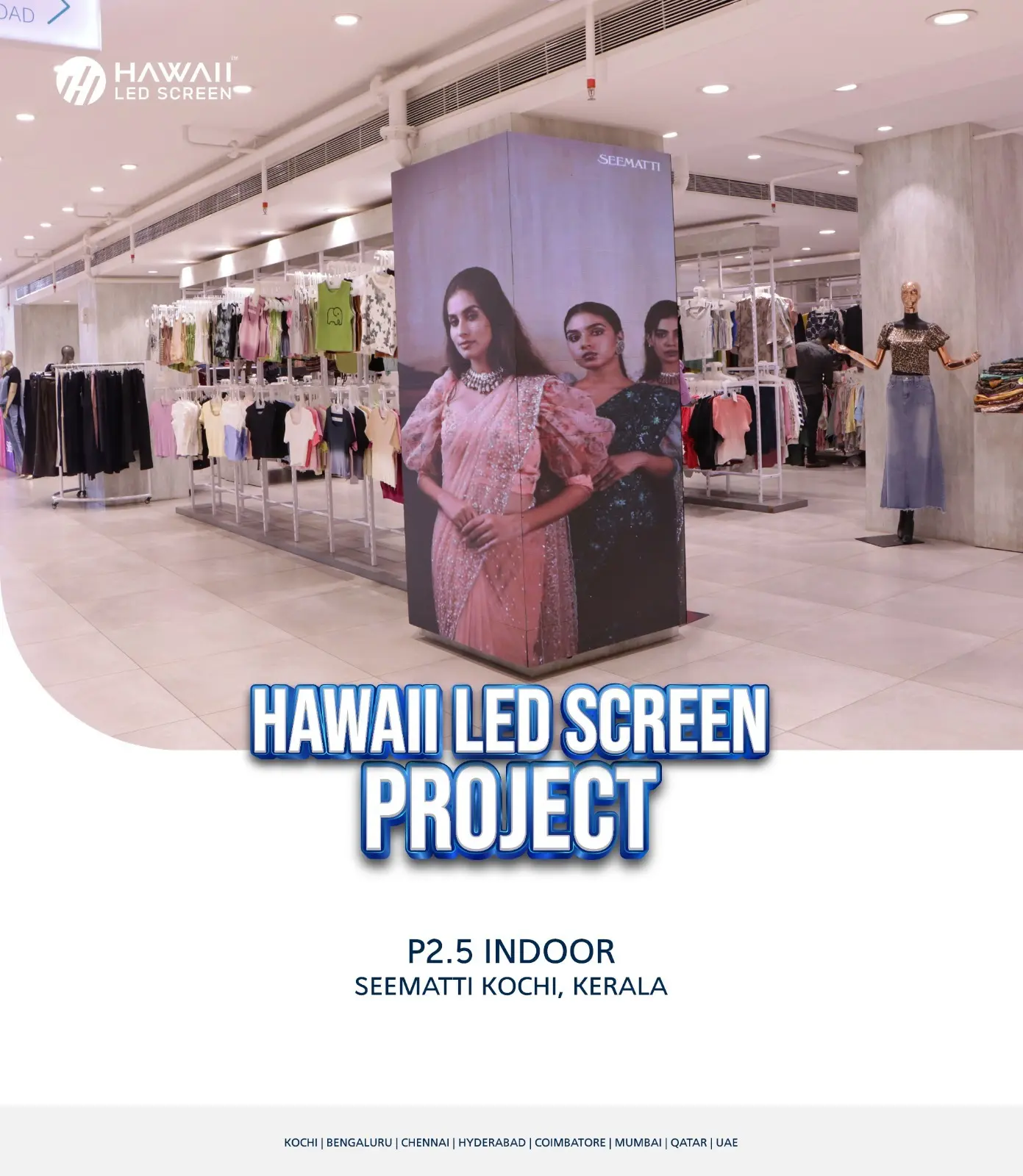 Advertising LED display screen in Kochi outdoor branding
