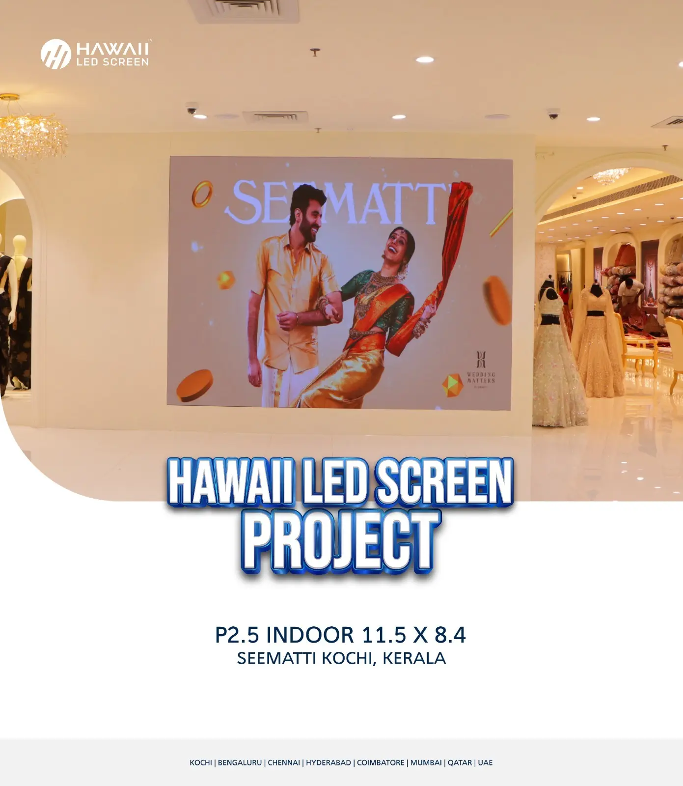 Best LED screen wall in Kochi advertising display
