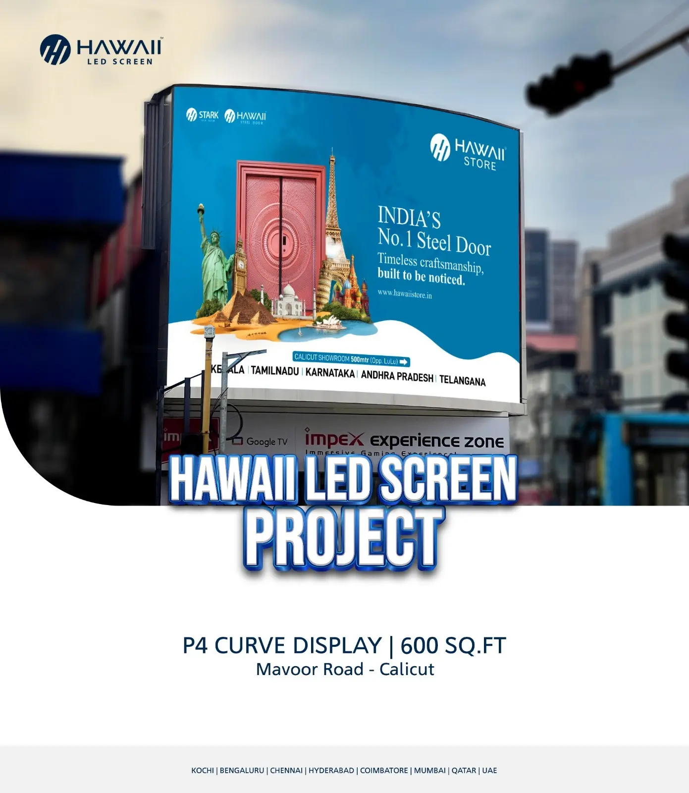 Best LED video wall price in Kochi project