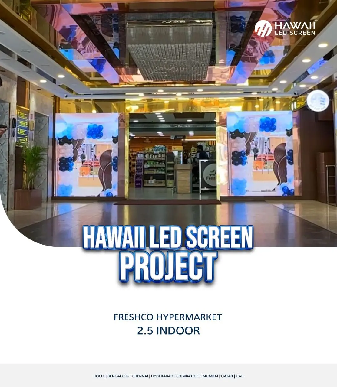 LED video wall manufacturers in Calicut installation