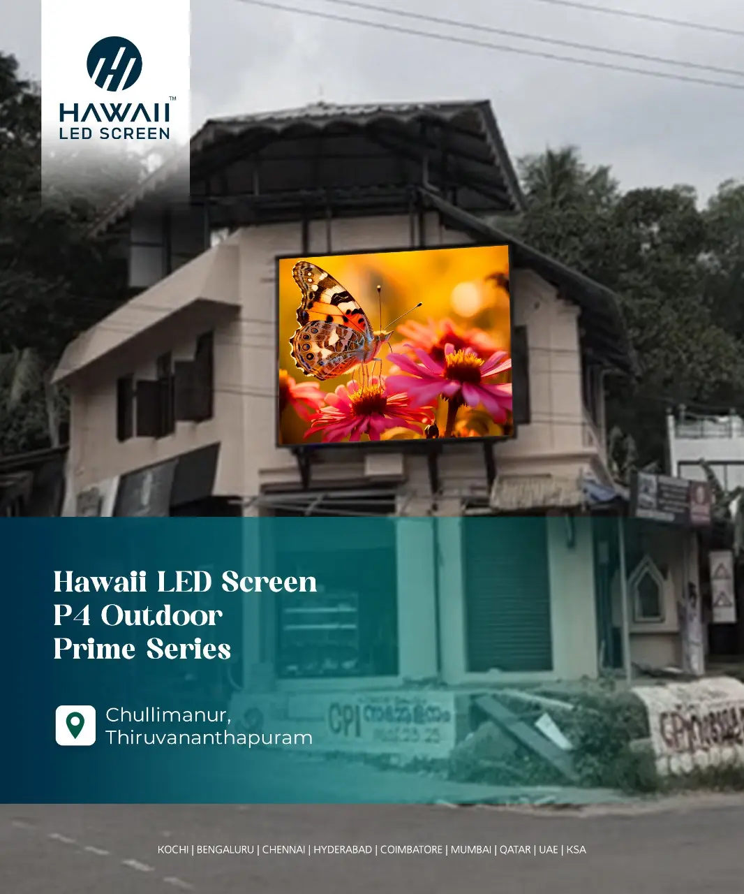 LED video wall supplier in Kochi commercial installation