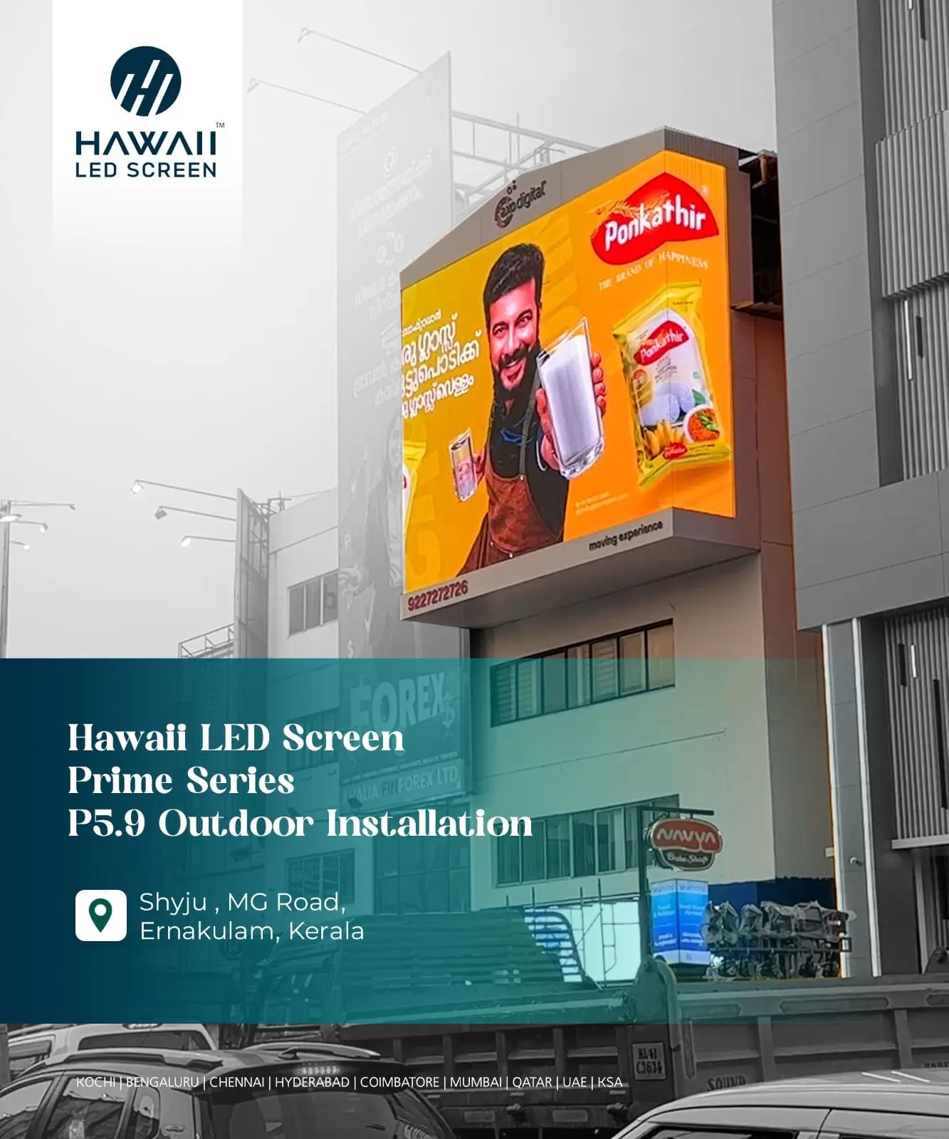 LED wall supplier in Hyderabad commercial screen
