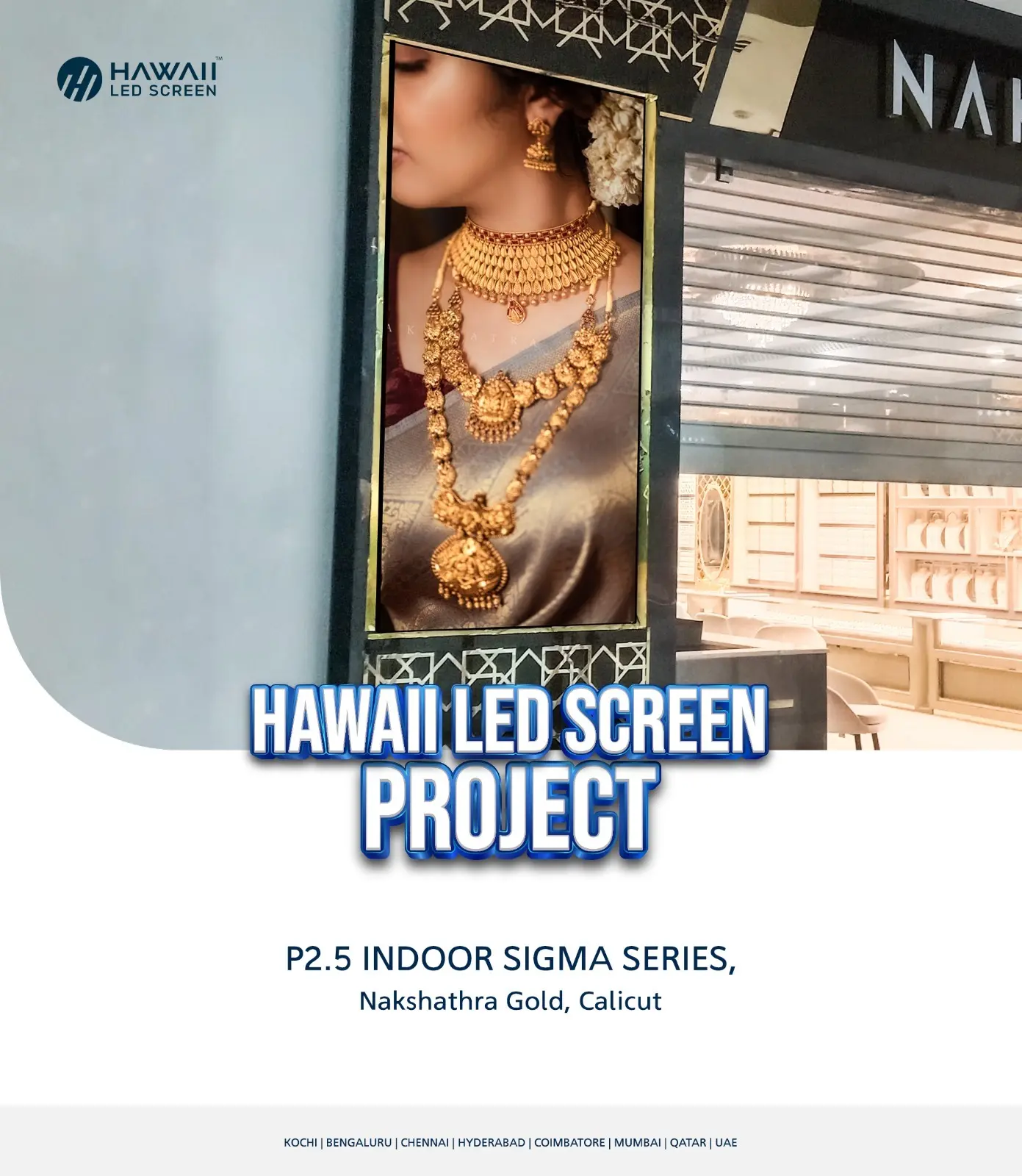 Outdoor LED wall services in Kochi advertising screen
