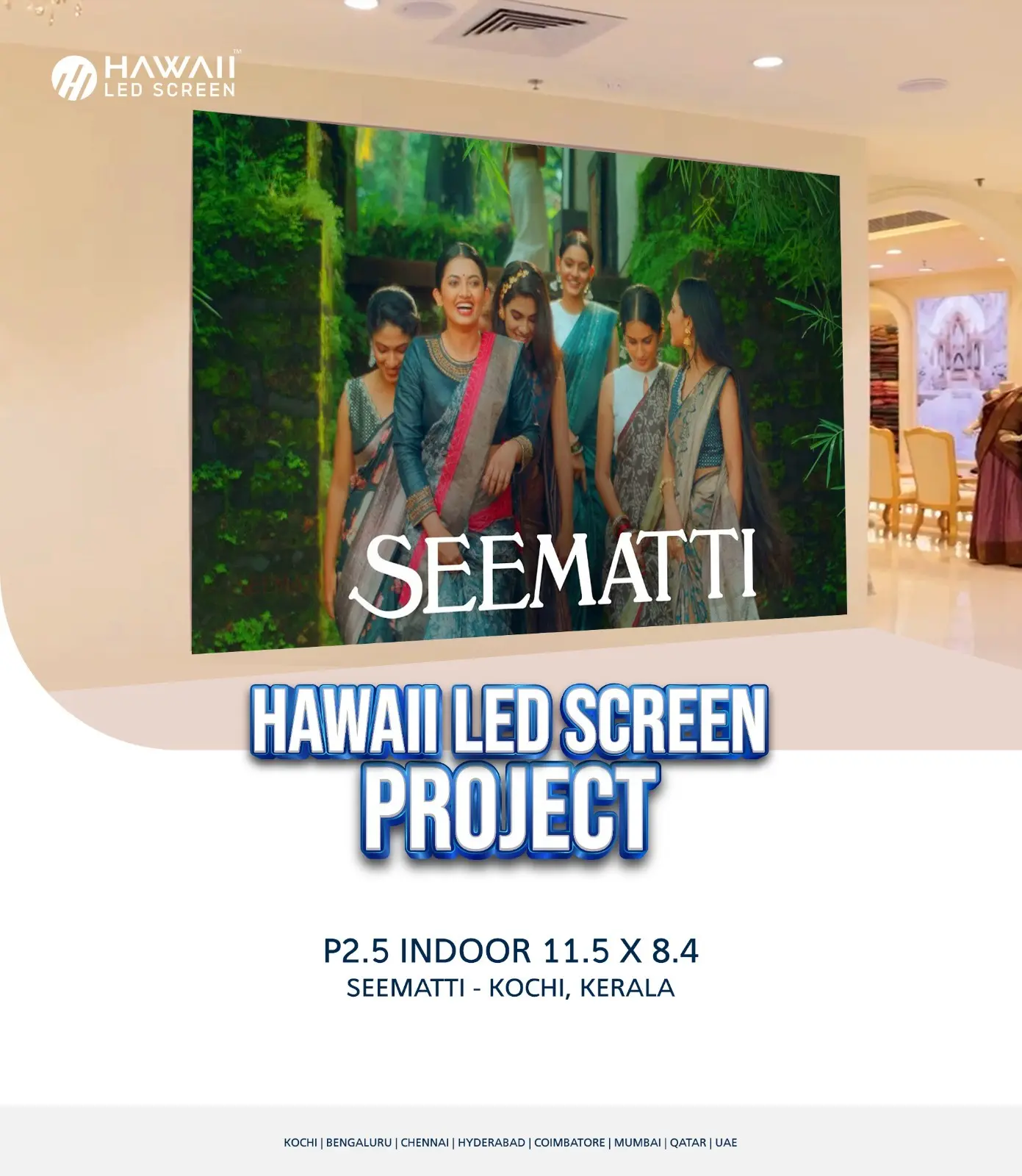 Top LED wall in Kochi event screen