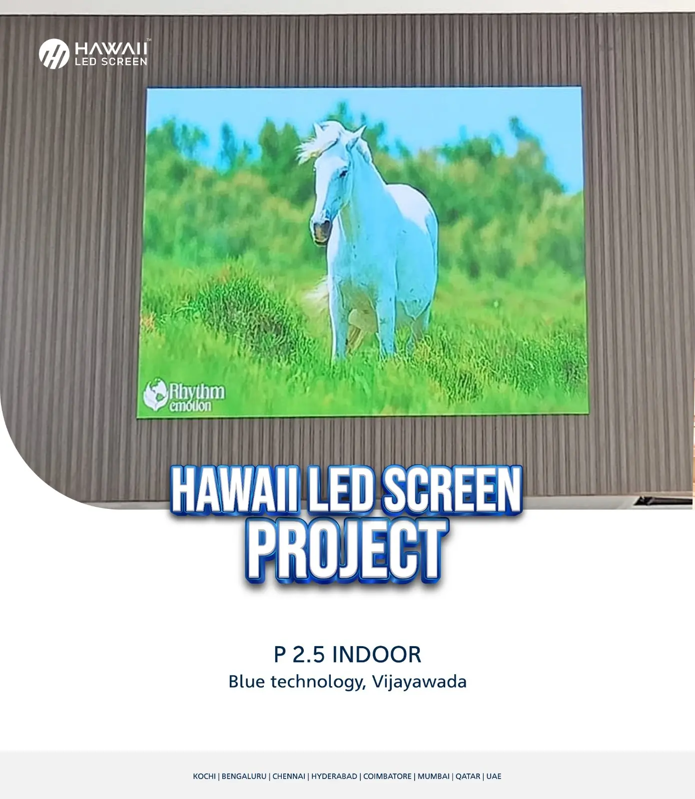 Top outdoor LED wall services in India display project