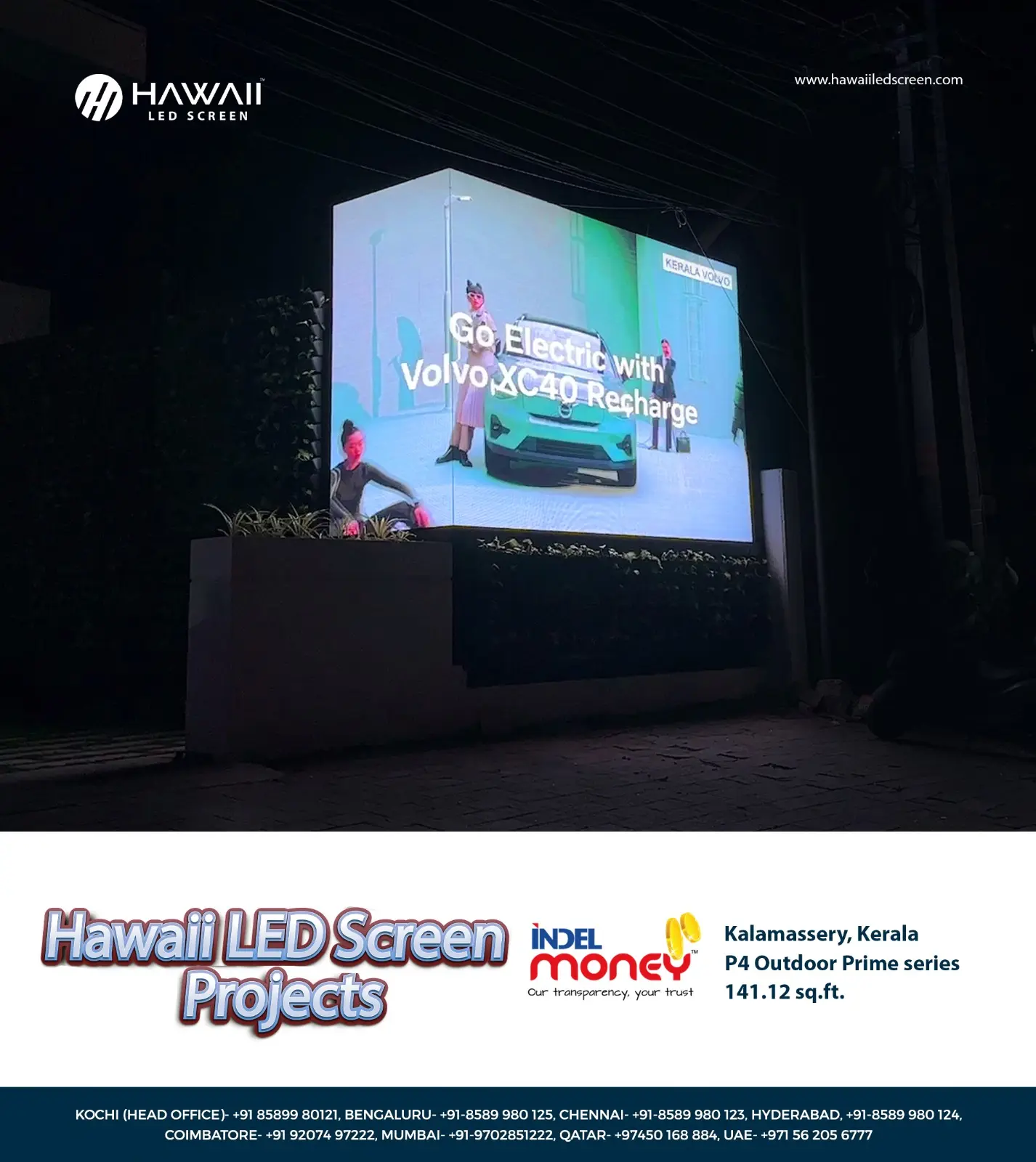 Top video LED walls in Hyderabad showroom
