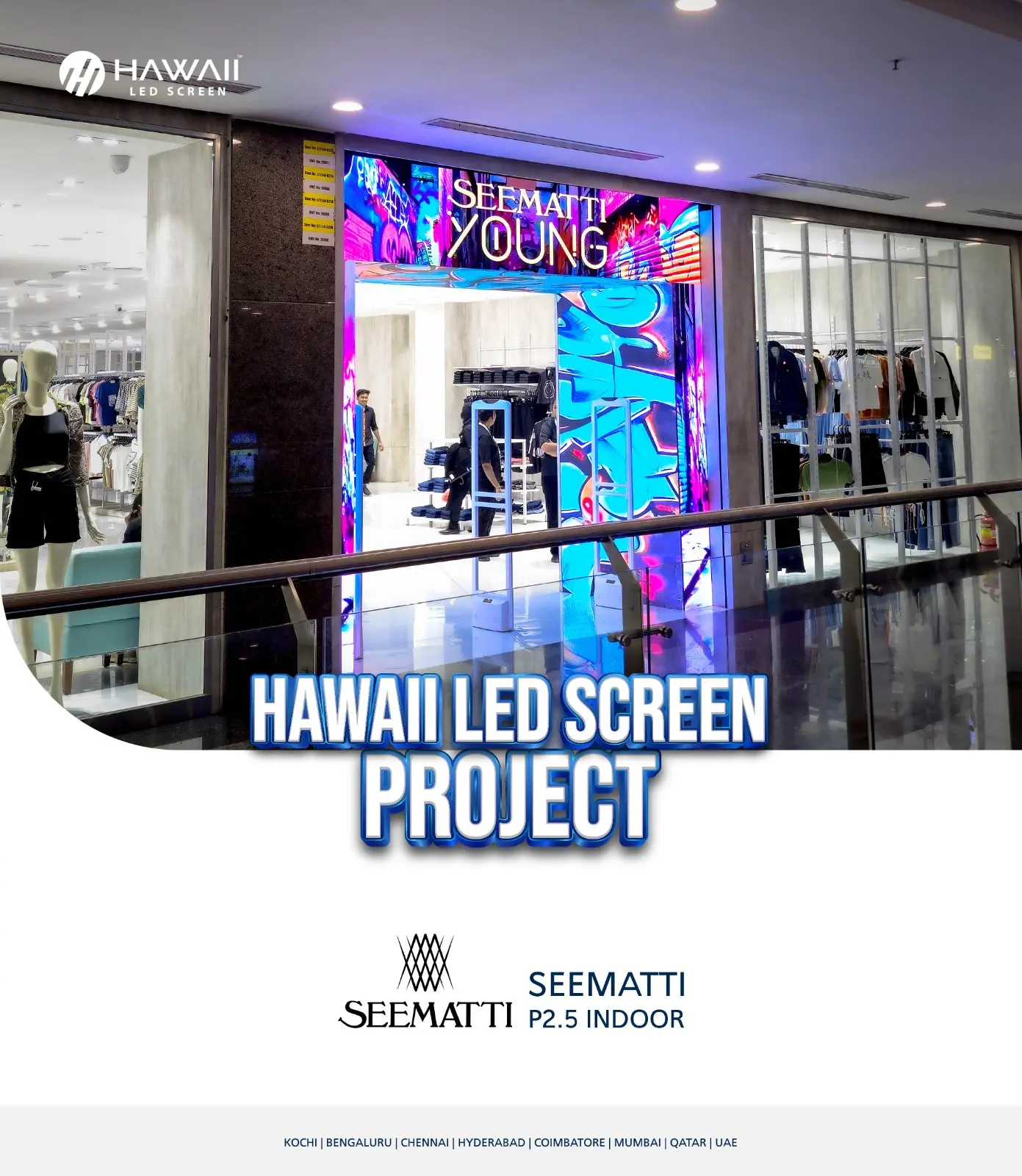 Wedding rental LED screen in India stage display